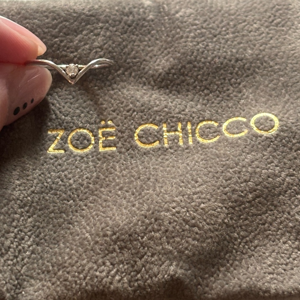 Zo Chicco White Gold Ring View 2